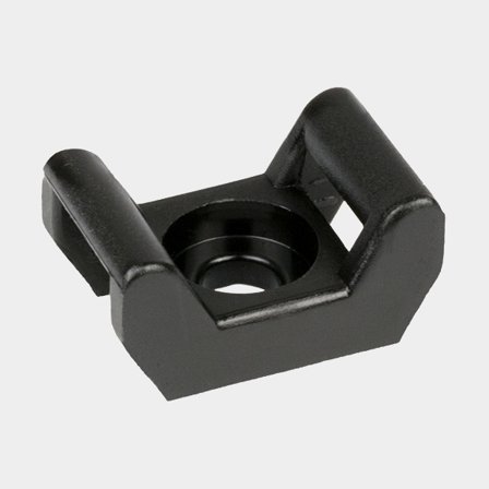 Kabelzadel Skyllermarks, 15 x 22 mm, zwart, 100-pack