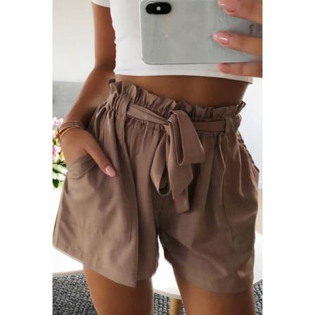 Sommarstil European American Women Elastiska Casual Byxor W