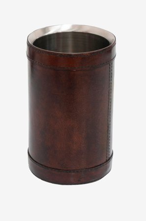 Halvor Bakke - Vinkøler i læder - 1 flaske - Brun - Bar- & drinkstilbehør - Fra Homeroom