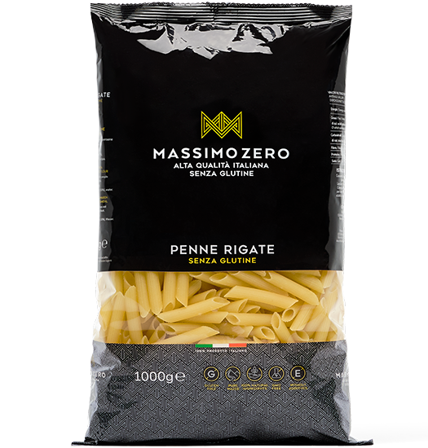 Massimo Zero Penne Rigate Senza Glutine 1Kg