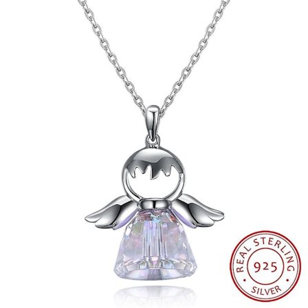 Angel Wings Sterling Silver Halsband Mode Sterling Silver Halsband Svn195