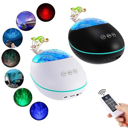 Lucky Stone Havprojektor med nattlys og Bluetooth