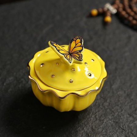 Butterfly Tea Jar Keramiska Burkar 7 7