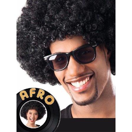 Svart Afroperuk Afro Peruk Mega Stor Party Fest