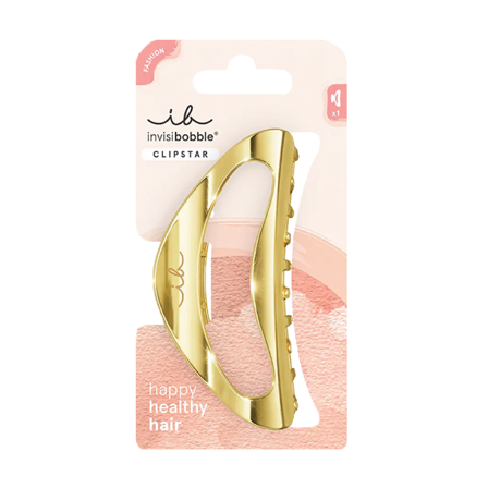 Invisibobble Clipstar Gold Luxe, Gull, 1 stk.
