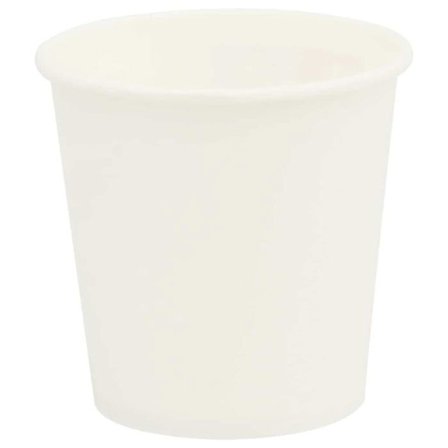 Engångskaffe koppar i papper - vidaXL - Vit - 1000 stycken - 4oz/100ml - Ø62/45 x 60 mm - Vattentät