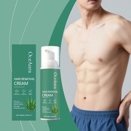 Hårfjerningscreme, Naturlig Hårfjerningscreme til Mænd - Hudplejeprodukter til Intim Brug Hjemmebad Barbering Daglig Rejse Ben