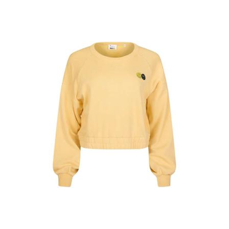 Knowledge Cotton Apparel Cropped Sweat Gul, Dame Sweatshirts