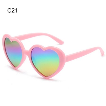Polarized Heart Solglasögon Hjärtformade Solglasögon C21 C21