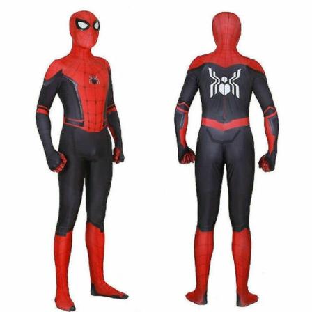 Hämähäkkimies supersankaripukuun, lapset Miles Morales Cosplay Adult red 170cm