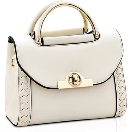 Håndvesker for Kvinner Designer Topphåndtak Veske Dame Liten Crossbody Skuldervesker PU Lær Clutch Veske Jenter Messenger Vesker med Lås Blanco