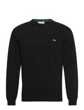 Sweaters Strikkegenser M. Rund Krage Svart Lacoste