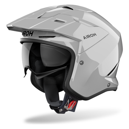Casco Abierto Airoh Kombakt Gris Brillante M