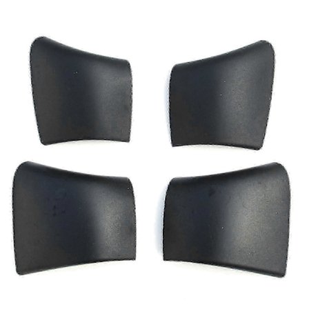 Erstatning 4X Svart Takstativdeksel Skinneendehette For 2021-2023 Tesla Model
