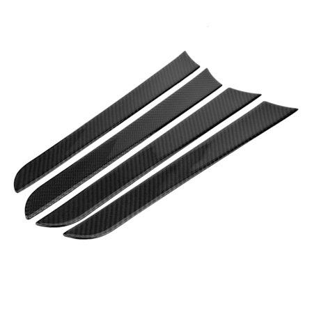 4 stk. Karbondørside Dekorative Deksel Trim Ramme for Audi A4 B8 2007-2016
