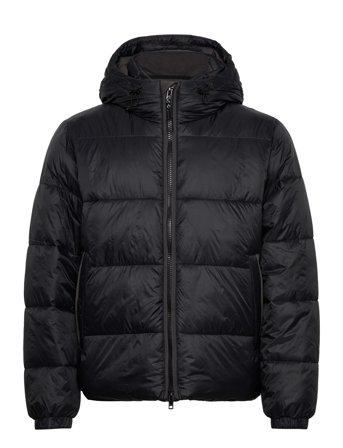 Abercrombie & Fitch Aircloud Hooded Puffer - Black - S