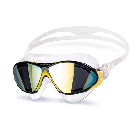 Head Horizon Mirrored Goggle/Mask Swimming Goggles Yellow OneSize
