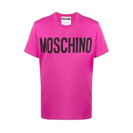Moschino T-Shirts Lilla, Herre