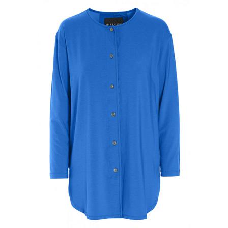 Bitte Kai Rand Atlas Jersey Skjorte , Blauw , Dames , Maat: M Blouses