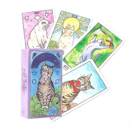 Vice versa Tarotkortdäck och guidebokkort ödesspådomsspel Tarotdäck för fest semestergåva Brädspel78st Tt26
