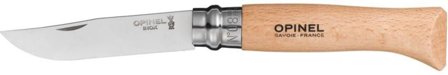 Opinel Blister N08 Beech Stainless Steel