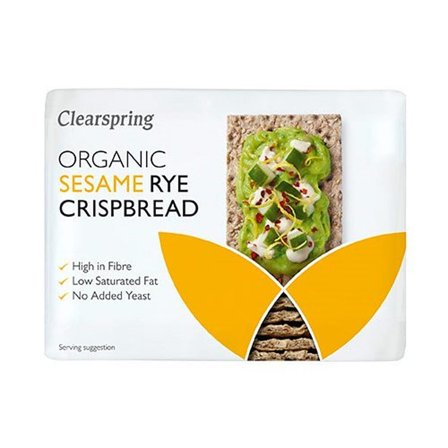 Clearspring Rugknækbrød m. Sesam Ø 200 g, Helse & Madvarer, Brød, Kiks & Kager, Knækbrød