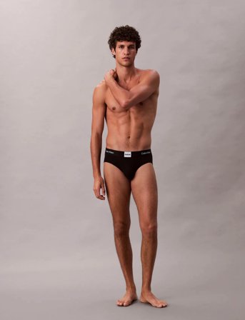 Calvin Klein Hip Brief 3Pk - Black - L