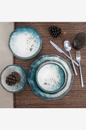 Hermia - Middagsservice (24 dele) - Flerfarvet - Servicesæt - Fra Homeroom