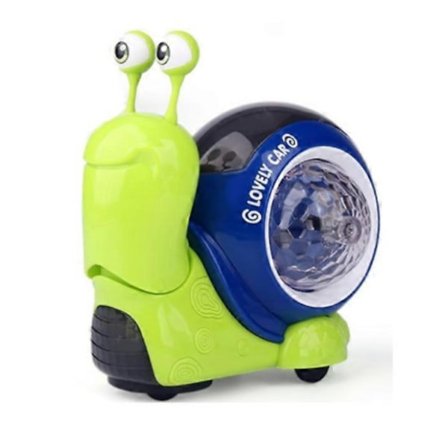 Krypende snegle for barn, gående, dansende, elektronisk kjæledyrrobot, snegle med lys og musikk, lekegave til barn grønn