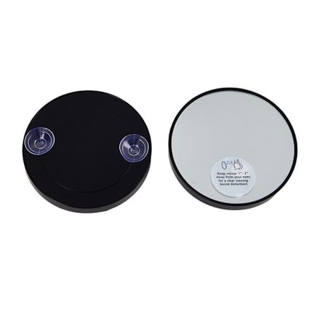 Makeup Spejl 10/20/30x Forstørrelsesspejl SORT 10X 10X