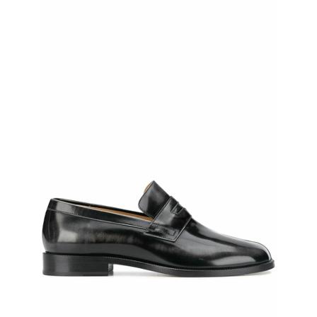 Maison Margiela Instappers , Zwart , Heren , Maat: 45 EU Instappers & Slip ons