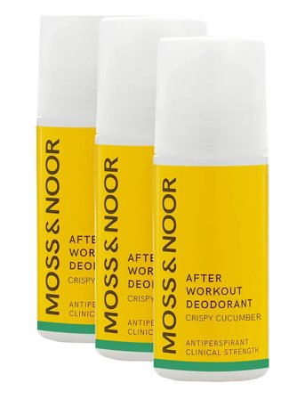 MOSS & NOOR After Workout Deodorant Crispy Cucumber 3 Pack - Nude - ONE SIZE