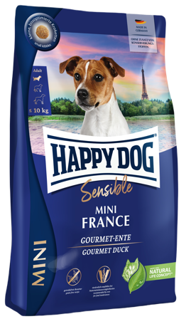 Happy Dog - Supreme Sensi Mini France GrainFree Duck & Potato 4kg - Hund - Hundefôr & hundemat - Tørrfôr for hund - ZOO.no