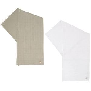 Buddy & Hope 2-Pack Gray Muslin Blanket One Size - Textile - One size - Grey