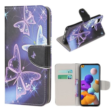 Wonderland Samsung Galaxy A21s kotelot - Taika perhosia