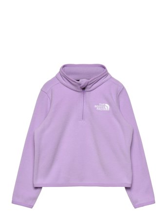 The North Face Kid Glacier 1/4 Zip Pullover - Purple - 99-107