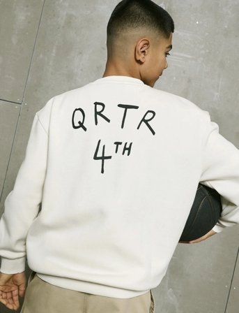 ONLY & SONS Osjkyrie Oversize Ls Swt Noos - Cream - 170-176