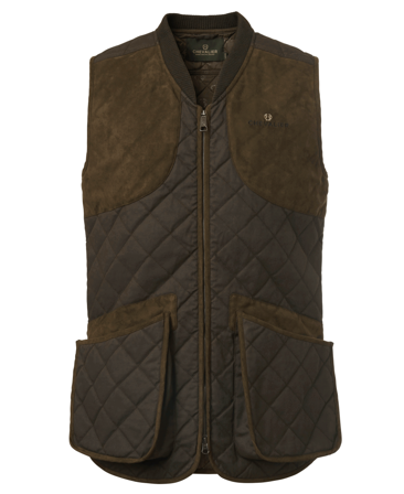 Chevalier Vintage Original Shooting Vest Men Leather Brown