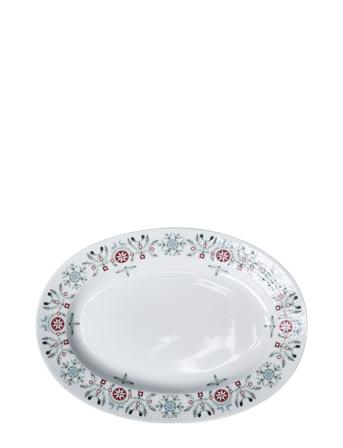 Swgr Winter Oval Dish 32Cm Home Tableware Serving Dishes Serving Platters Multi/mønstret Rörstrand