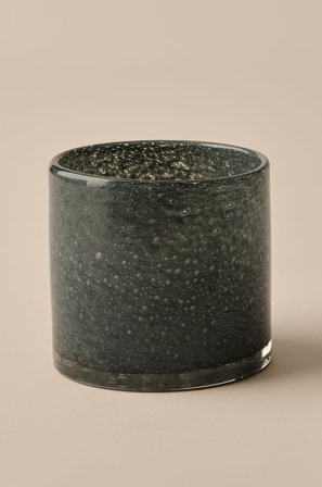 Ljuslykta / kruka Ruby Large höjd 15 cm - &Home - Blå - Ljusstakar & lyktor - Från Homeroom