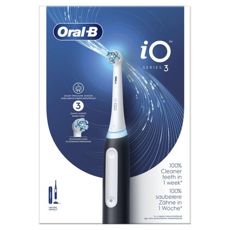 Oral-B iO Series 3 Matt Black mit Reiseetui