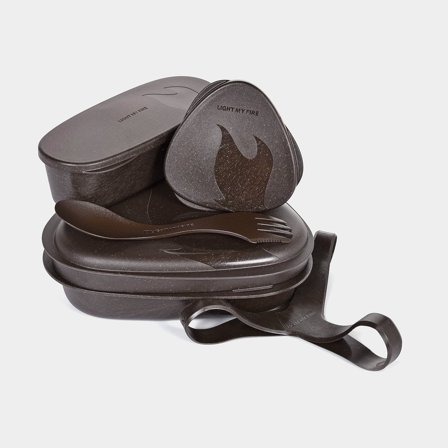 Kit de refeição Light My Fire LunchKit Bio Cocoa, 6 peças