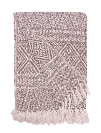 Throw Home Textiles Cushions & Blankets Blankets & Throws Purple Au Maison