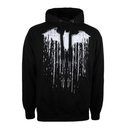 Batman Herr Paint Hoodie Xxl Svart