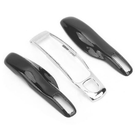Fjernkontroll Deksel Bil Fjernkontroll Nøkkelbrikke Etui Passer For Porsche 911/panamera/macan/boxster(svart)
