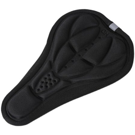 Sadeltrekk - sykkel sadelbeskyttelse med polstring svart