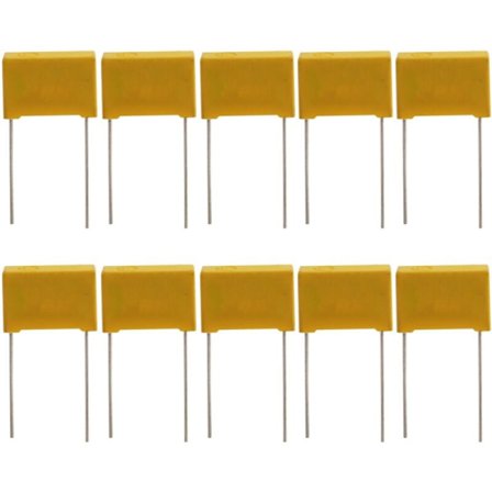 10 stk. AC 275V 0,22uF Film polypropylen sikkerhedskondensatorer MPX