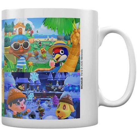 Animal Crossing Seasons Mug En Storlek Flerfärgad