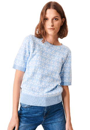 Jumperfabriken Bess Jumper T-shirts & toppar Dam Blå XS