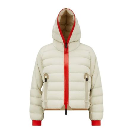 Moncler, Down Jackets Wit, Dames, Maat:S